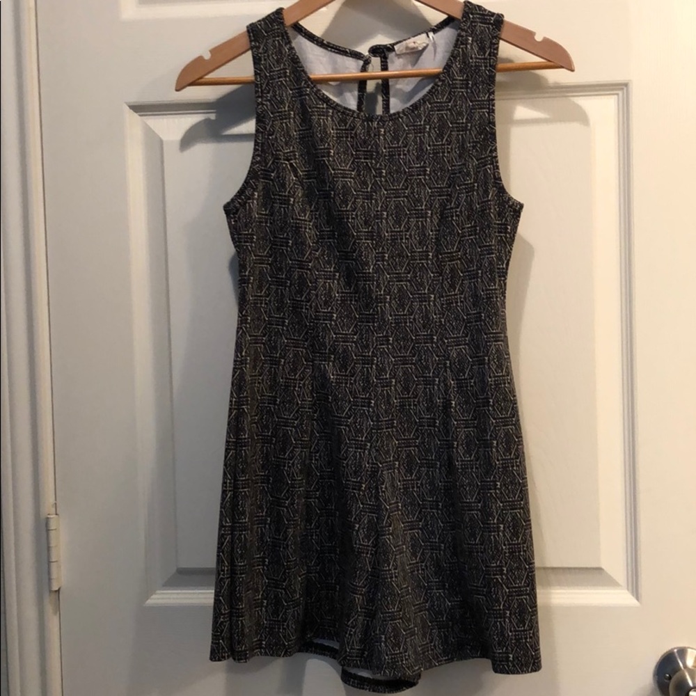 Patterned romper
